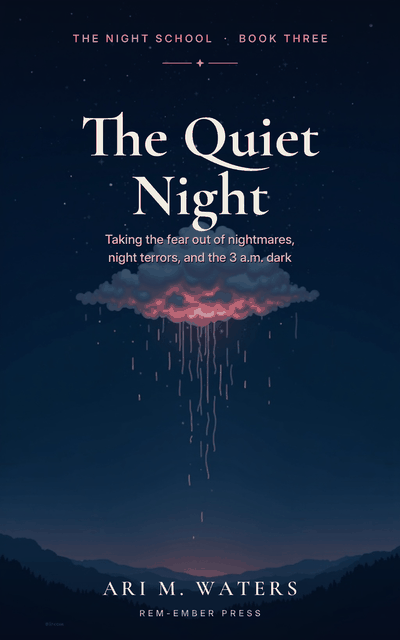 Cover of The Quiet Night: a storm cloud calming into stars